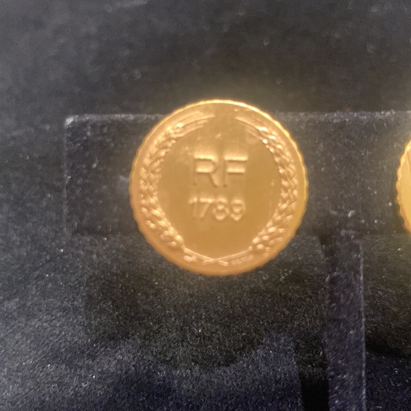 DIOR RARE 200th ANNIVERSAIRE de La REPUBLIQUE FRANCAISE EARRINGS LIMITED - Picture 2 of 9